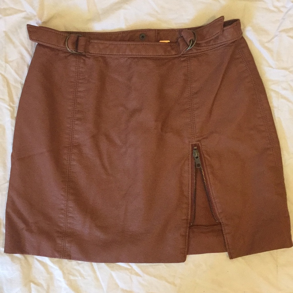 Pleather skirt